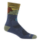 Men's Darn Tough Chasing Waterfalls Micro Crew Lightweight Hiking Socks - 5020 - 3 PACK Medium / Denim - Overlook Boots