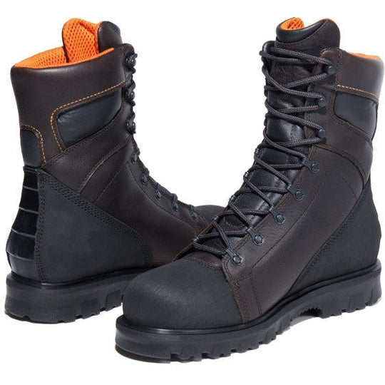 Timberland Pro Men's Rigmaster 8" Steel Toe WP Work Boot -Brown- TB195553214  - Overlook Boots