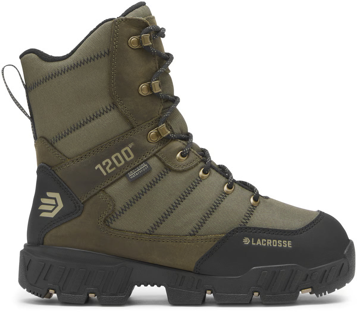 Lacrosse Women's Cold Snap II 8" Waterproof Lace Up Hunt Boot - Olive - 536711 5 / Wide / Olive - Overlook Boots