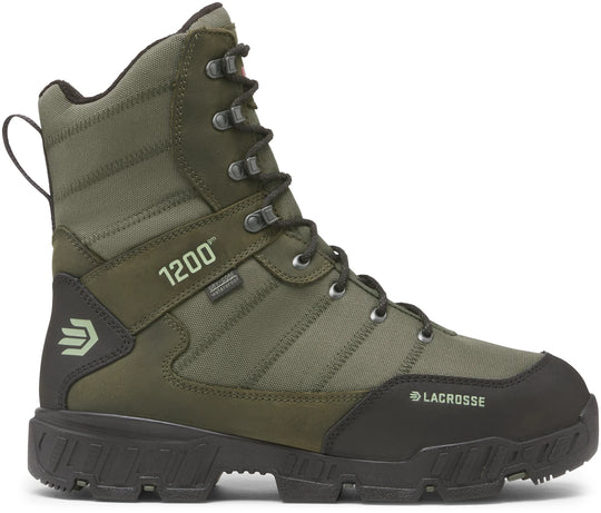 LaCrosse Men's Cold Snap II 9" 1200G Insulated Waterproof Hunt Boot - Green - 536715