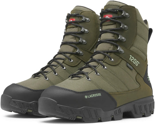 LaCrosse Men's Cold Snap II 9" 1200G Insulated Waterproof Hunt Boot - Green - 536715