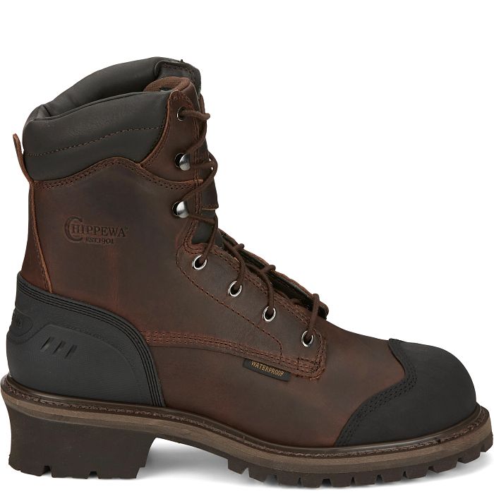Chippewa Men's Aldarion 8" Comp Toe WP 400G Ins Logger Work Boot - 55053  - Overlook Boots