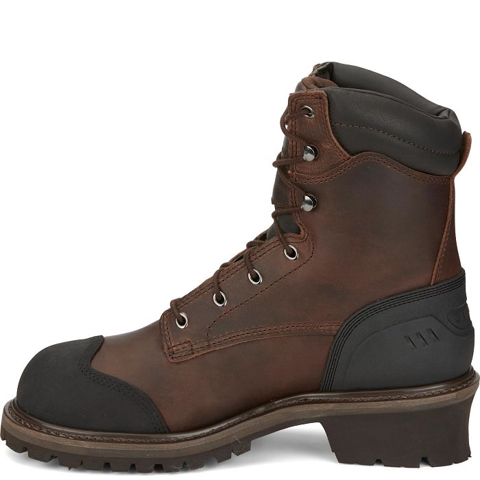 Chippewa Men's Aldarion 8" Comp Toe WP 400G Ins Logger Work Boot - 55053  - Overlook Boots