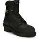 Chippewa Men's Aldarion 8" Composite Toe Waterproof 400G Ins Logger Work Boot - 55058 8 / Medium / Black - Overlook Boots