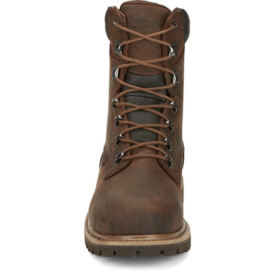 Chippewa Men's Birkhead 8" Steel Toe Waterproof 400G Ins Lace-Up Work Boot - 55069 - Overlook Boots