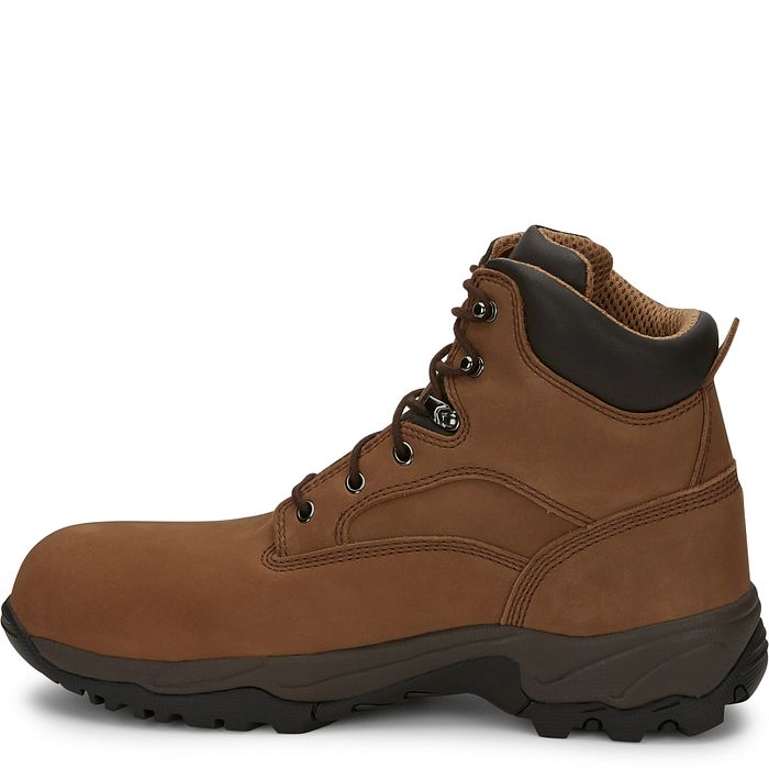 Chippewa Men's Graeme 6" Composite Toe Waterproof Lace-Up Work Boot - Brown - 55161 - Overlook Boots