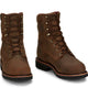 Chippewa Men's Super Dna 8" Waterproof Lace Up Work Boot - Brown - 59416 - Overlook Boots