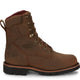 Chippewa Men's Super Dna 8" Waterproof Lace Up Work Boot - Brown - 59416 - Overlook Boots