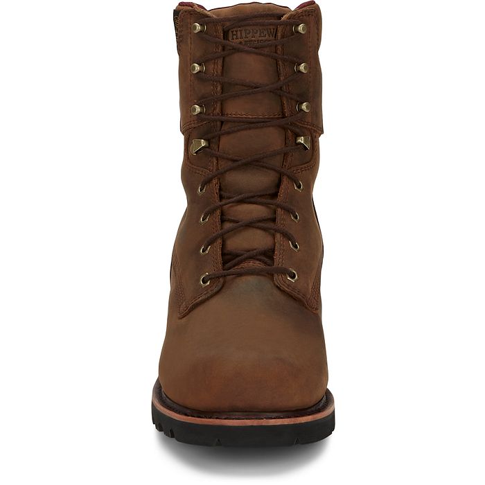 Chippewa Men's  Super Dna 8" WP Lace Up Work Boot - Brown - 59416  - Overlook Boots
