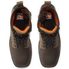 Timberland Pro Men's True Grit 8" Composite Toe Waterproof Work Boot- Brown- TB1A22CN214 - Overlook Boots