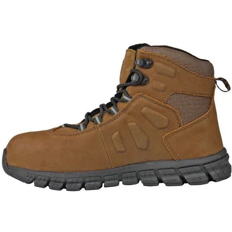 Hoss Men's Tikaboo UL Composite Toe Slip Resistant Work Boot - Brown 60240  - Overlook Boots