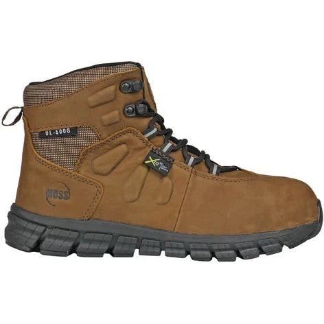Hoss Men's Tikaboo UL Composite Toe Slip Resistant Work Boot - Brown 60240  - Overlook Boots