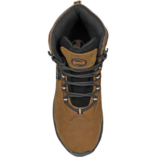 Hoss Men's Tikaboo UL Composite Toe Slip Resistant Work Boot - Brown 60240  - Overlook Boots
