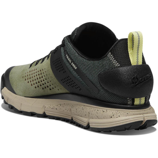 Danner Men's Trail 2650 3" Outdoor Hiking Shoe - Green/Black - 61310 - medial (inner side) view - Overlook Boots