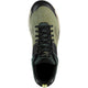 Danner Men's Trail 2650 3" Outdoor Hiking Shoe - Green/Black - 61310 - top view - Overlook Boots
