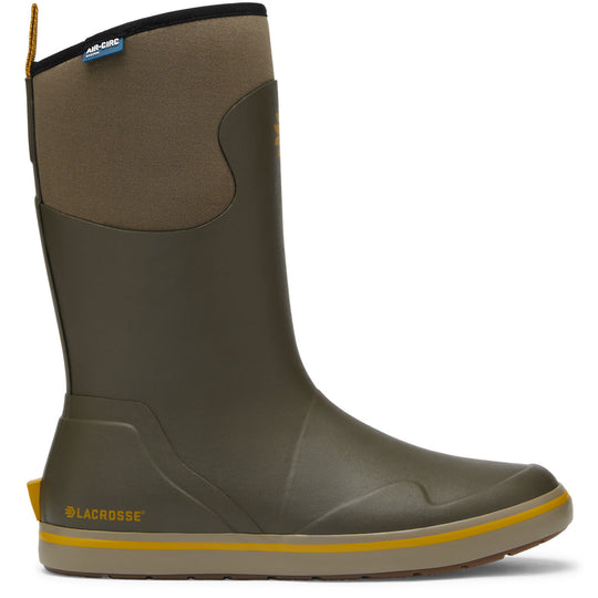 Lacrosse Men's Alpha 12" Slip Resistant Deck Work Boot - Brown - 621300 7.0 / Medium / Brown - Overlook Boots
