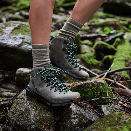 Danner Women's Mountain 600 Evo 4" Waterproof Hiking Boot -Gray- 62713 - Overlook Boots