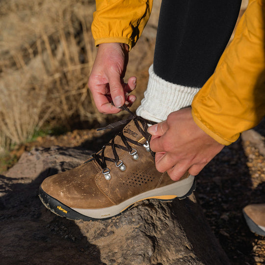 Danner Women's Inquire Chukka 4" Waterproof Hiking Boot -Brown- 64508 - Overlook Boots