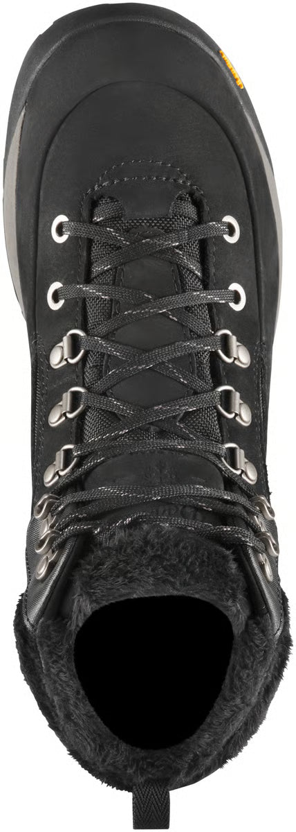 Danner Women's Inquire 5" Waterproof 200G Winter Hiking Boot - Black - 64573 - top view - Overlook Boots