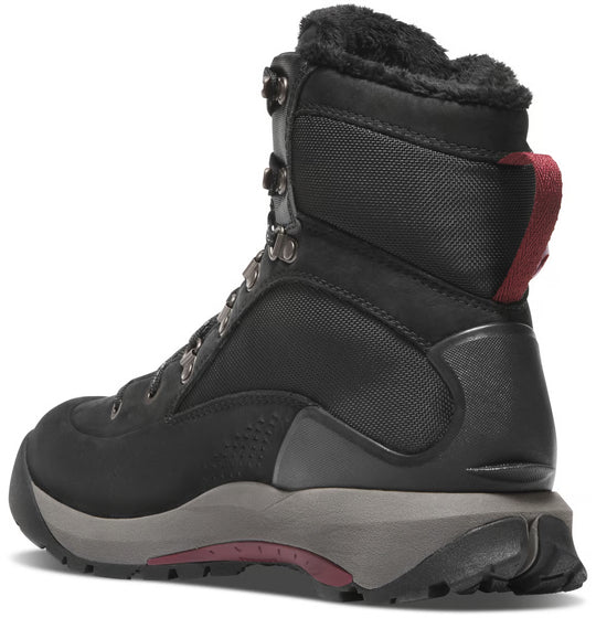 Danner Women's Inquire 7" Waterproof 200G Winter Hiking Boot - Black - 64641 - medial (inner side) view - Overlook Boots