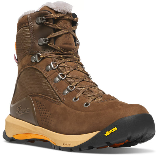 Danner Women's Inquire 7" Waterproof 200G Winter Hiking Boot - Brown - 64642 - quarter (3/4) view - Overlook Boots