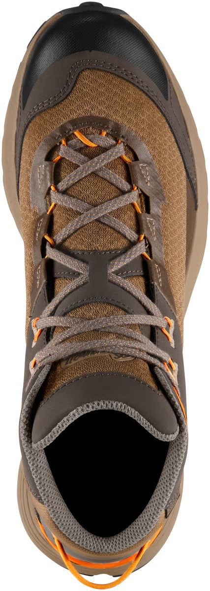 Danner Men's Trail Junction 4" Waterproof Hike Boot - Brown - 65250 - top view - Overlook Boots