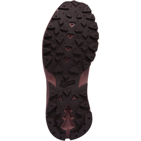 Danner Women's Trail Trainer 3" Outdoor Hike Shoe - Plum - 65401 - outsole view - Overlook Boots