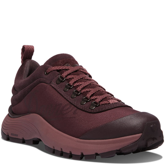 Danner Women's Trail Trainer 3" Outdoor Hike Shoe - Plum - 65401 - quarter (3/4) view - Overlook Boots