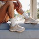 Danner Women's Trail Trainer 3" Outdoor Hike Shoe - Sand - 65402 - lifestyle image - Overlook Boots