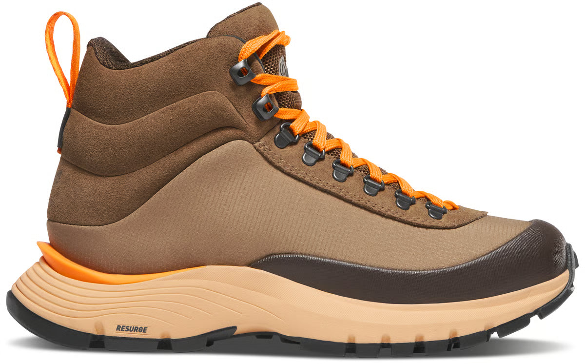 Danner Women's Trail Trainer 4" WP Hike Boot - Brown/Orange- 65450 - Overlook Boots