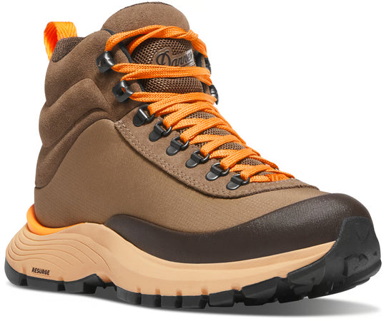 Danner Women's Trail Trainer 4" Waterproof Hike Boot - Brown/Orange- 65450 5.0 / Medium / Brown - Overlook Boots