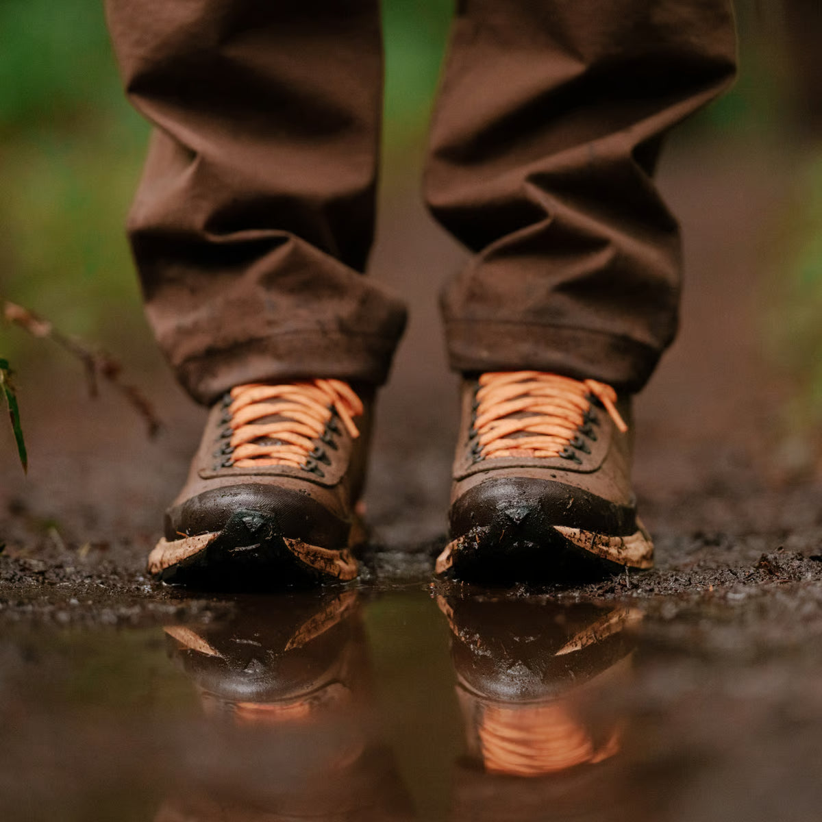 Danner Women's Trail Trainer 4" WP Hike Boot - Brown/Orange- 65450 - Overlook Boots
