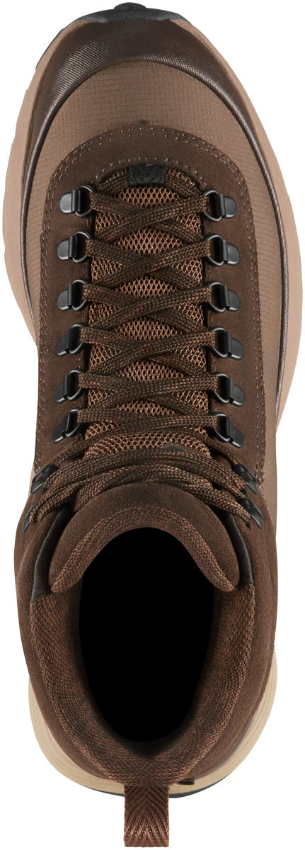 Danner Men's Trail Trainer 4" Waterproof Hike Boot - Brown - 65451 - top view - Overlook Boots