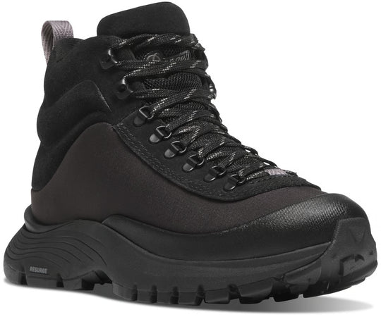 Danner Women's Trail Trainer 4" Waterproof Hike Boot - Black - 65454 - quarter (3/4) view - Overlook Boots