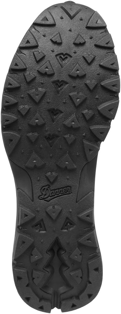 Danner Men's Trail Trainer 4" Waterproof Hike Boot - Black- 65455 - outsole view - Overlook Boots
