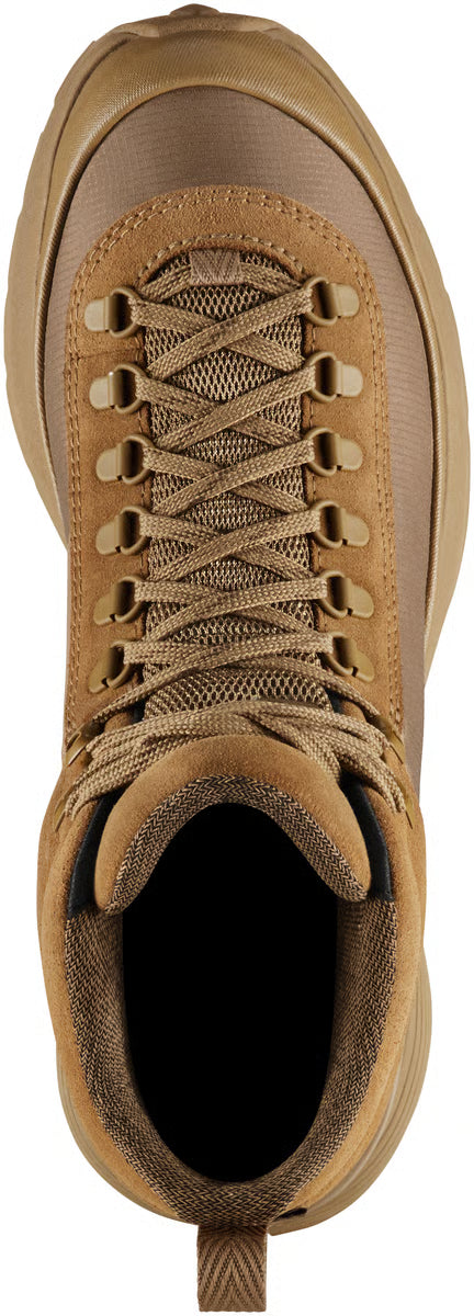 Danner Men's Trail Trainer 4" Waterproof Hike Boot - Coyote - 65456 - top view - Overlook Boots