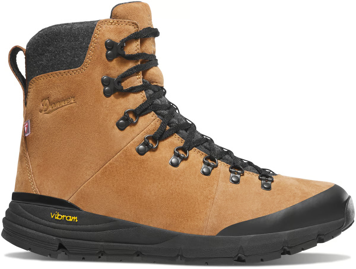 Danner Men's Arctic 600 7" WP 200G Insulated Hike Boot- Brown- 67349 - Overlook Boots