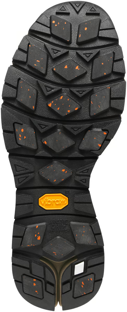 Danner Women's Arctic 600 7" Waterproof 200G Side Zip Hike Boot - Brown - 67350 - outsole view - Overlook Boots