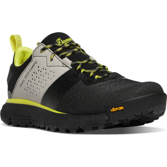 Danner Men's Trail 2650 Campo 3" Hiking Shoe -Yellow- 68949 7.0 / Medium / Black - Overlook Boots