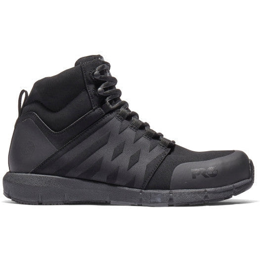 Timberland Pro Men's Radius Mid Composite Toe Work Boot- Black- TB1A28WF001 - Overlook Boots