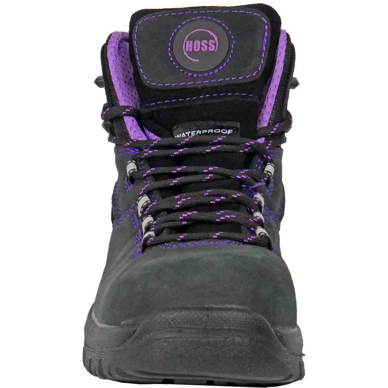 Hoss Women's Lacy 6" Composite Toe Waterproof Puncture Resistant Boot - Black 70120  - Overlook Boots