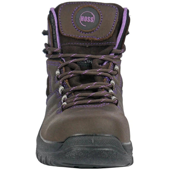Hoss Women's Lacy 6" Composite Toe Waterproof Puncture Resistant Boot - Brown 70419  - Overlook Boots