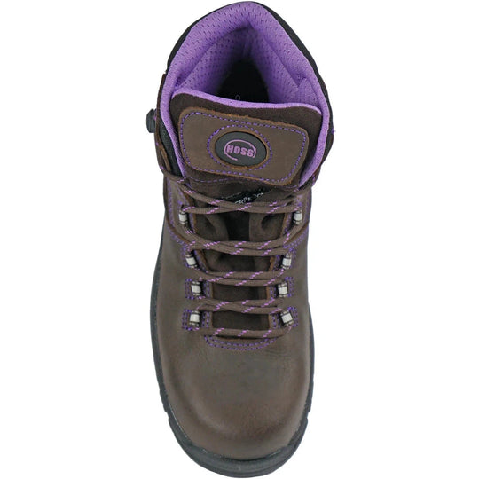 Hoss Women's Lacy 6" Composite Toe Waterproof Puncture Resistant Boot - Brown 70419  - Overlook Boots