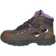 Hoss Women's Lily 6" Steel Toe Waterproof Slip Resistant Boot - Brown 70423  - Overlook Boots