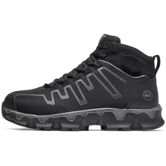 Timberland Pro Men's Powertrain Sport Alloy Toe Sneaker Work Shoe -Black- TB1A1JYQ001 - Overlook Boots
