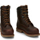 Chippewa Men's Serious+ 8" Composite Toe Waterproof Metguard Puncture Resistant Lace-Up Work Boot - 72311 - Overlook Boots