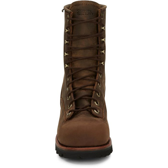 Chippewa Men's Paladin 8" Steel Toe Waterproof 400G Ins Logger Work Boot - 73103 - Overlook Boots