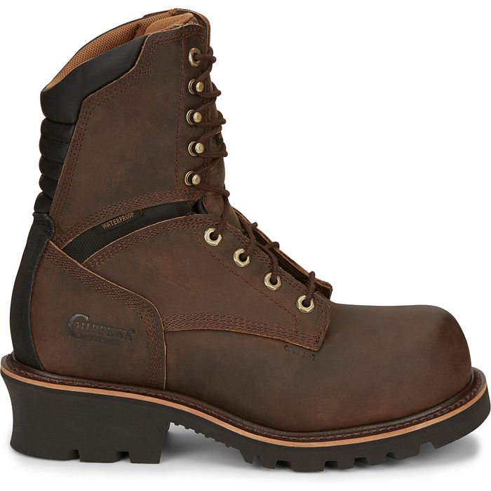 Chippewa Men's Sador 9" Composite Toe Waterproof 400G Insulated Logger Work Boot - 73233 - Overlook Boots