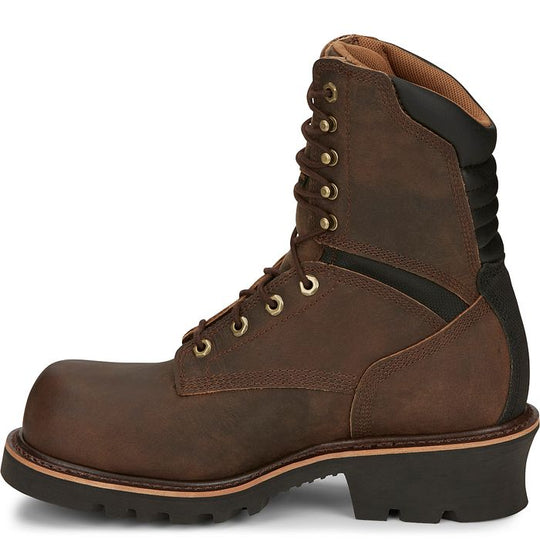 Chippewa Men's Sador 9" Composite Toe Waterproof 400G Insulated Logger Work Boot - 73233 - Overlook Boots