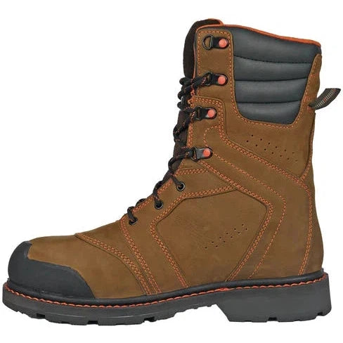 Hoss Men's Clash 9" Composite Toe Waterproof 1000G Insulated Puncture Resistant Boot - Brown 80264 - Overlook Boots
